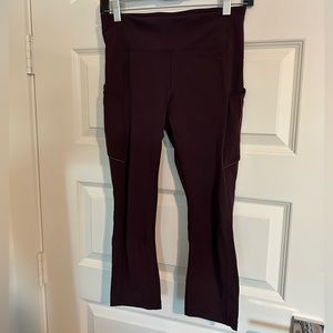 Lululemon Burgundy Leggings